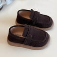 thumbnail image 1 of Unisex Kids Trainers Boys School Walking Tennis Shoes for Girls Running Adjustable Strap Sneakers Brown 11.5, 1 of 5