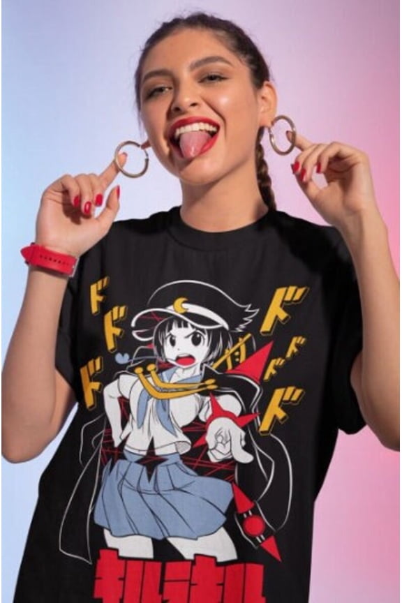 Unisex Kill La Kill Ryuko Matoi Anime T-shirt, Manga Waifu Shirt