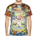 thumbnail image 1 of Unisex Kirby 3d Graphic Print Shirts For Mens Womens Casual Short Sleeve Tee Shirts Top, 1 of 7