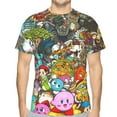 thumbnail image 1 of Unisex Kirby 3d Graphic Print Shirts For Mens Womens Casual Short Sleeve Tee Shirts Top, 1 of 7