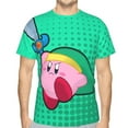 thumbnail image 1 of Unisex Kirby 3d Graphic Print Shirts For Mens Womens Casual Short Sleeve Tee Shirts Top, 1 of 7