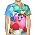 thumbnail image 1 of Unisex Kirby 3d Graphic Print Shirts For Mens Womens Casual Short Sleeve Tee Shirts Top, 1 of 7