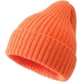 thumbnail image 1 of Unisex Knit Beanie Hats Winter Warm Stretchy Slouchy Skull Beanie Caps for Women Men (Orange), 1 of 8