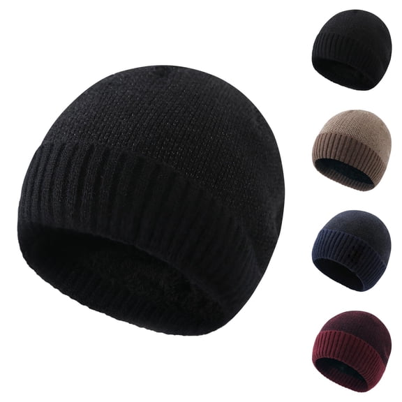 Unisex Knit Beret Hat – Thick Warm Winter Beanie Cap, Patchwork Painter Style, Fashion Casual Accessory for Cold Weather Streetwear
