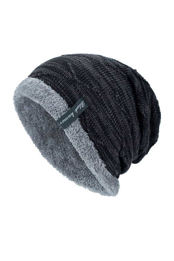 Unisex Knit Cap Hedging Head Hat Beanie Cap Warm Outdoor Fashion Hat BK
