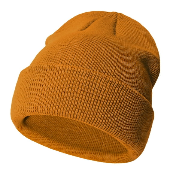 Unisex Knit Soft Warm Beanie Hat Winter Camo Hats for Kids,Color:Orange1,Size:3-24 Months