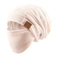 thumbnail image 1 of Unisex Knitted Hat & Mask Light Beanie with Ear Neck & Cheek Coverage for Cold Weather Outdoor Snow Sports., 1 of 5