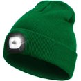 thumbnail image 1 of Unisex LED Beanie Hat with Light, Rechargeable LED Headlamp for Outdoor Activities, Knit Lighted Headlight Cap, Gifts for Men Dad Husband Women Mom Wife Teens Handyman Presents, 1 of 7