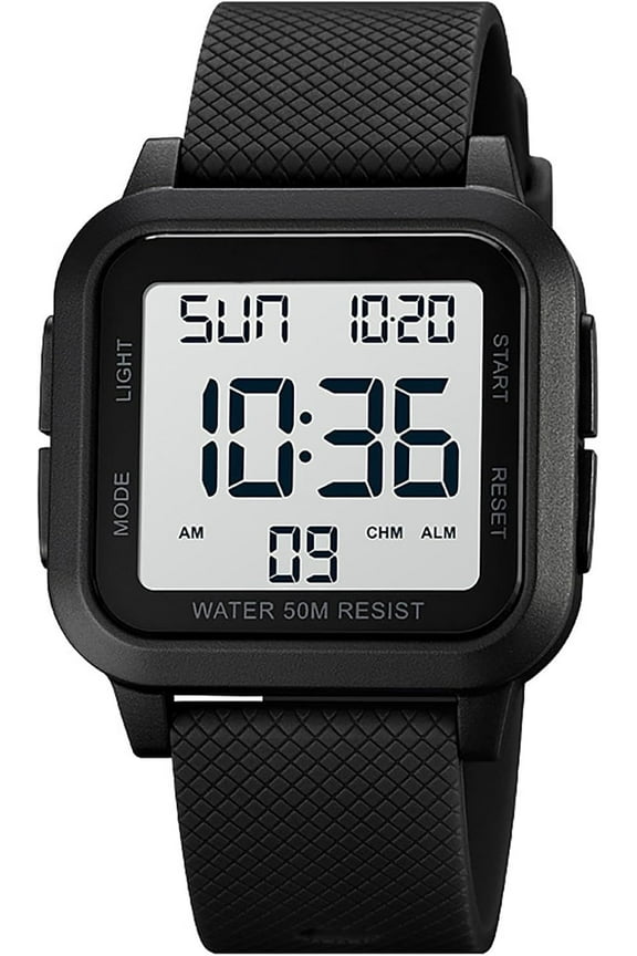 Unisex LED Digital Watch Women Men Digital Sports Watch Fashion Simple Luminous Waterproof Watch