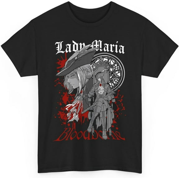 Unisex Lady Maria of The Astral Clocktower Gaming T-Shirt, Soulsborne Yharnam Shirt