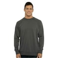 thumbnail image 1 of Unisex Laguna Raglan Crewneck Sweatshirt 60/40 Cotton/polyester Fleece Long Sleeve Cozy Sweater (Heavy-Metal, M), 1 of 7