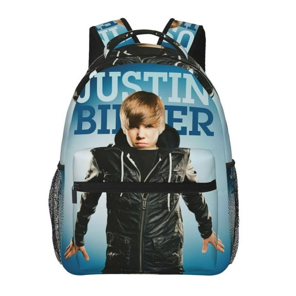 Unisex Laptop College Daypack Travel Backpacks Schoolbag Bookbag Bag Justin Bieber (17) Casual Backpack