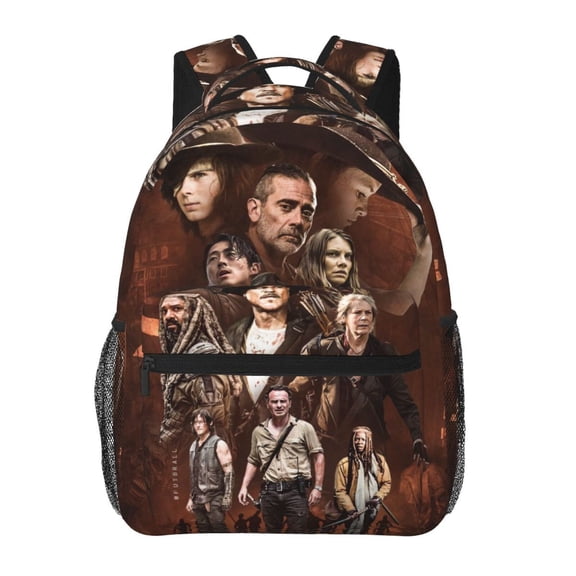 Unisex Laptop College Schoolbag Bookbags Daypack The Walking Dead (56) Casual Backpack