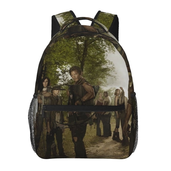 Unisex Laptop College Schoolbag Bookbags Daypack The Walking Dead (57) Casual Backpack