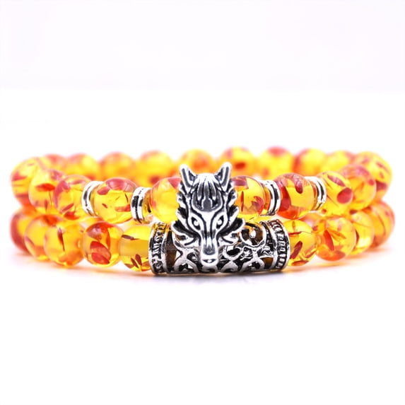 Unisex Lava Stone & Copper Faucet Bracelet Set: Anti-Fatigue 8mm Beaded Bracelet, Individually Packed, Ideal Travel Souvenir or Employee Benefit Gift