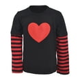 thumbnail image 1 of Unisex Layered Valentines Heart Boys Shirt (3t), 1 of 7