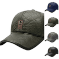 thumbnail image 1 of Unisex Leather Baseball Cap, Men Adjustable Structured Classic Baseball Cap Hat Windproof Water Resistant Outer Material Daily Driving Caps Army Green One Size, 1 of 4