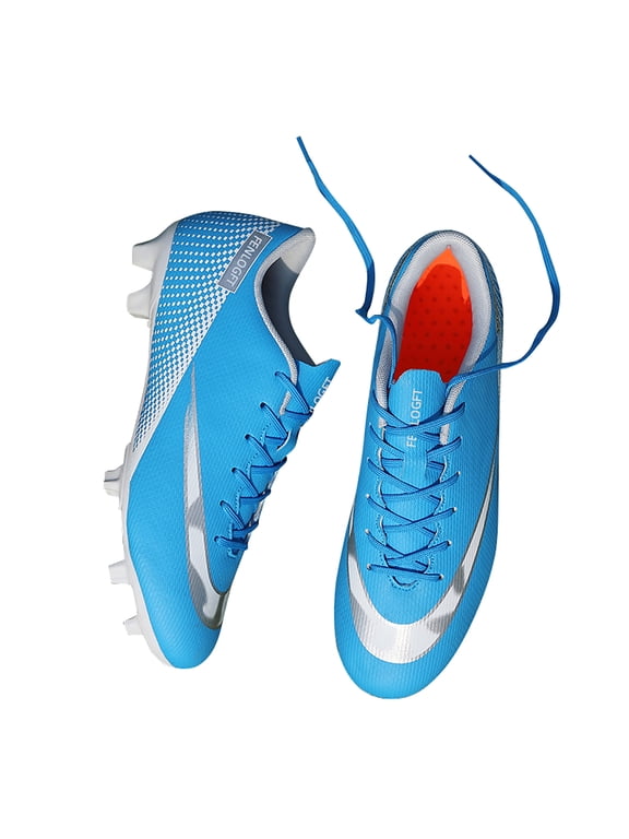 Unisex Leather Soccer Cleats with Lace-Up Closure - Turf Football Shoes for Men/Women/Youth Training Cleats for Soccer & American Football Shoes