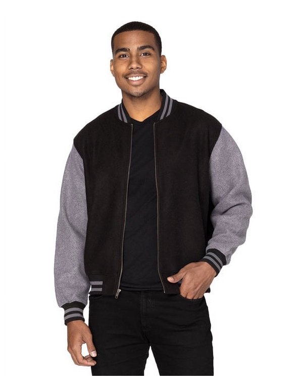 Unisex Legend Jacket - BLACK/ CHAR HTH - M