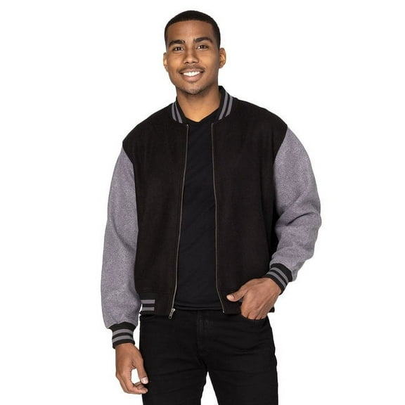 Unisex Legend Jacket - BLACK/ CHAR HTH - S
