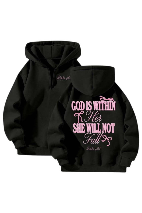 Unisex Letter Print Hooded Zip Up Sweatshirt | Streetwear Loose Fit Pullover Hoodie Snap Button Pullover Hoodie Lightweight Hoodie Zip Women's Long Zip Hoodie Women Zipper Hoodie Women Pullover over