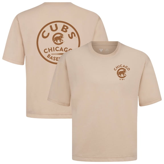 Unisex Levelwear Khaki Chicago Cubs 2026 Armed Forces Day Transit Luxe Signature Archway Knit T-Shirt