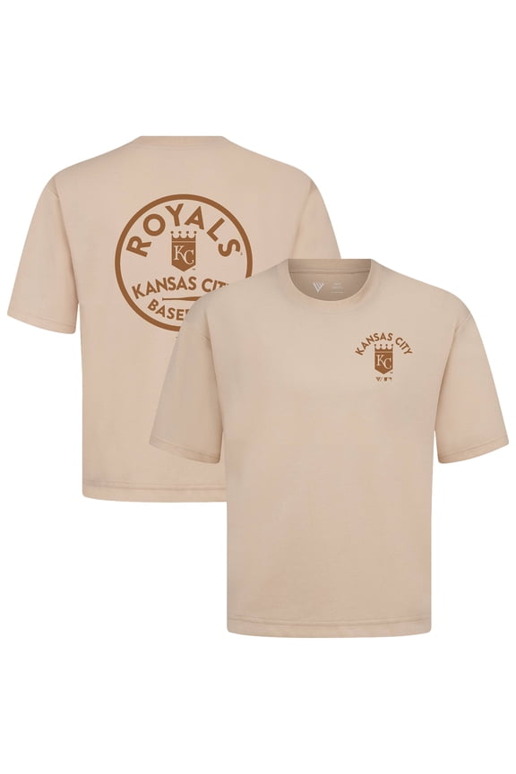 Unisex Levelwear Khaki Kansas City Royals 2026 Armed Forces Day Transit Luxe Signature Archway Knit T-Shirt