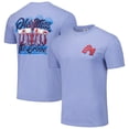 thumbnail image 1 of Unisex Light Blue Ole Miss Rebels Hyper Local Chandelier Script T-Shirt, 1 of 3