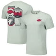 thumbnail image 1 of Unisex Light Green Arkansas Razorbacks Hyper Local Campus Patches T-Shirt, 1 of 3
