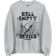 thumbnail image 1 of Unisex Light Pink Modern Athletic-Inspired Aaron Warner Hell Is Empty Crew Neck Sweatshirt, 1 of 6