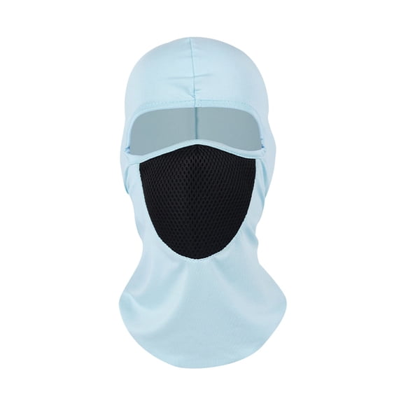 Unisex Lightweight Balaclava Face Mask with Mesh Panel, Breathable UV Protection Neck Gaiter for Cycling Bike