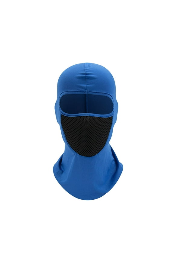 Unisex Lightweight Balaclava Face Mask with Mesh Panel, Breathable UV Protection Neck Gaiter for Cycling Bike