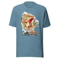 thumbnail image 1 of Unisex Lightweight Mens Cut Live Life Like A Classic Song Parrot Beach T-shirt, 1 of 5