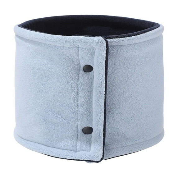 Unisex Lined Double Button Neck Warmer Fashionable Outdoor Sports Cold Scarf Hair Scarf for Sleeping Curly Hair Coyote Neck Gaiter Wild Rags Clip for Women Scarfs for Hair Fashion Ski Gaiter Neck