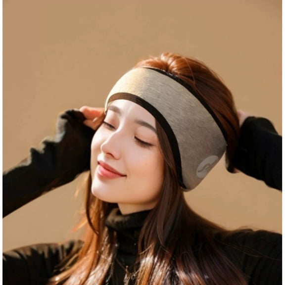 Unisex -Lined Soundproof Ear Muffs with Eye Mask - Noise Cancelling for sleeping, Winter Sports & Cycling | Closure, Warm Ear for Men & Women, Outdoor, Train, Machine Use - Fit