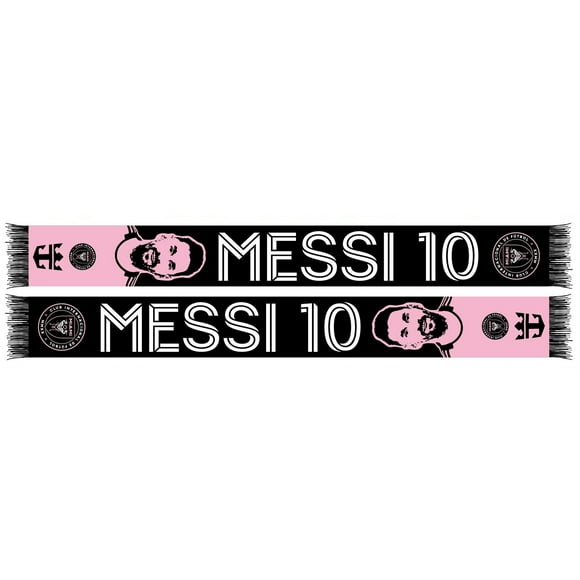 Unisex Lionel Messi Pink Inter Miami CF Portrait Scarf