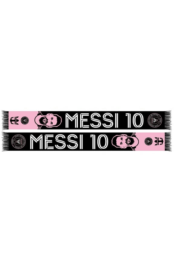Unisex Lionel Messi Pink Inter Miami CF Portrait Scarf