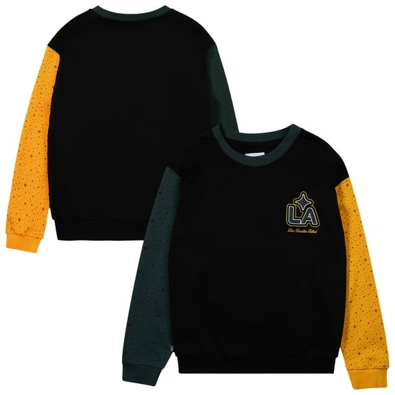 Unisex Live Breathe Futbol Black LA Galaxy Pullover Sweatshirt