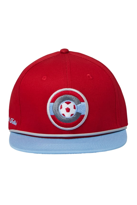 Unisex Live Breathe Futbol Crimson Colorado Rapids Snapback Hat