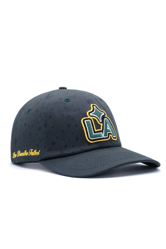 Unisex Live Breathe Futbol Dark Green LA Galaxy Supernova Dad Adjustable Hat