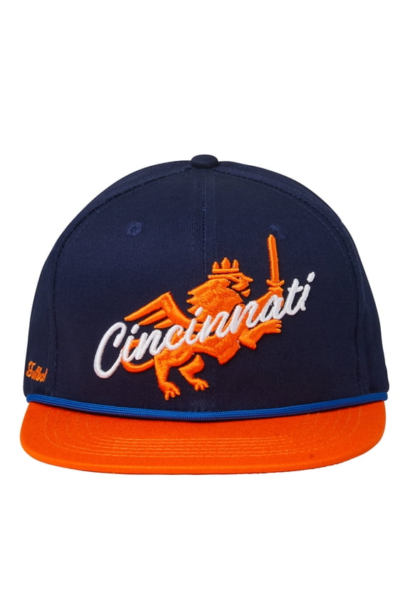 Unisex Live Breathe Futbol Navy FC Cincinnati Snapback Hat