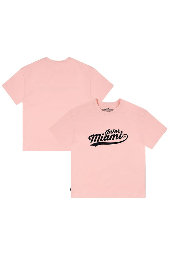 Unisex Live Breathe Futbol Pink Inter Miami CF Swoop T-Shirt