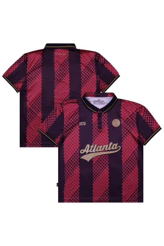 Unisex Live Breathe Futbol Red Atlanta United FC Polo