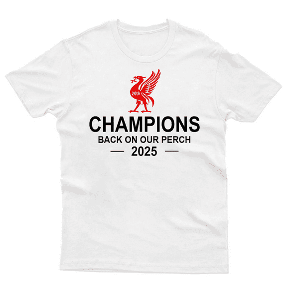 Unisex Liverpool shirt 2024 2025 champions tshirt gift for football and soccer fans