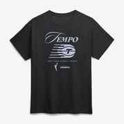 Unisex Logo Athletic Black Toronto Tempo In Motion T-Shirt
