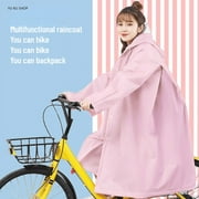 BAITREND Unisex Long Raincoat Breathable Waterproof Rain Coat Impermeable Rain Jacket Women Rainwear Suit Backpacking Camping Cycling