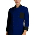 thumbnail image 1 of Unisex Long Sleeve Chef Uniforms Restaurant Kitchen Workwear Hotel Catering Staff Clothing Male Female Uniforms, 1 of 5