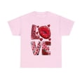 thumbnail image 1 of Unisex Love Valentines Day Tshirt, Gift for her Tshirt, 1 of 4