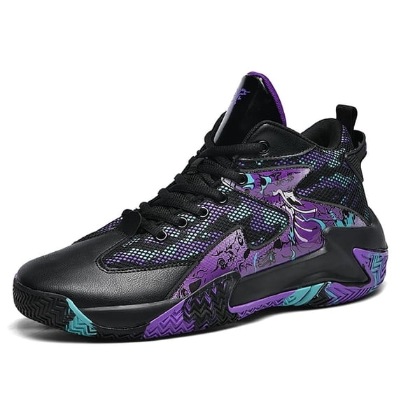 Unisex Low-Top Basketball Shoes Breathable Knit Upper Cushioned Grippy Rubber Outsole
