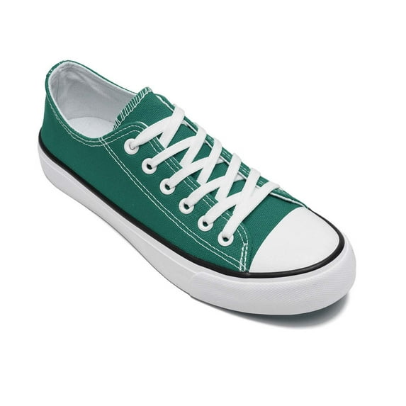 Unisex Low Top Lace Up Casual Canvas Shoes for Women and Men, Comfortable Lightweight Classic Fashion Sneakers Tennis Shoes for Men